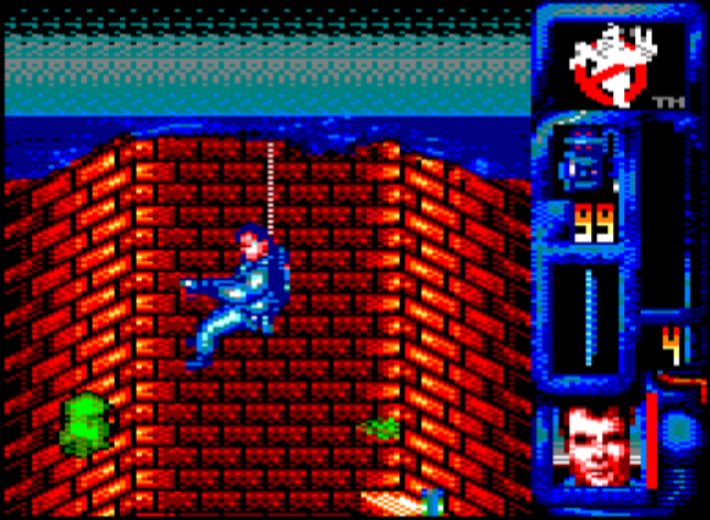 Ghostbusters II - Amstrad CPC game screenshot (1989) by Activision